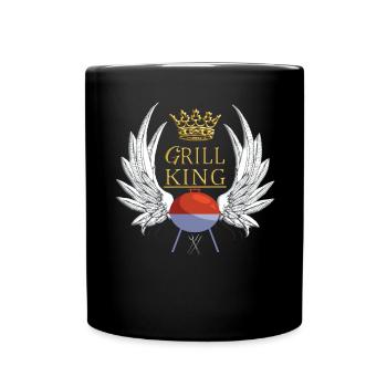 Idée de barbecue et de cadeau de camping-car - Mug uni - noir - Devant