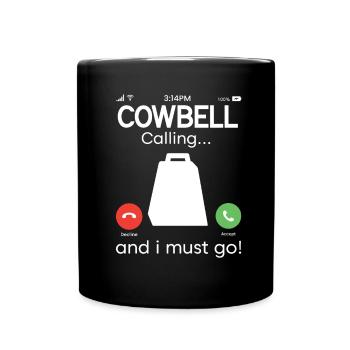 Cowbell More Cowbell-Vintager - Full Colour Mug - black - Front