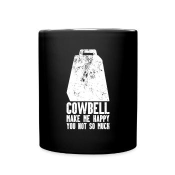 Cowbell More Cowbell-Vintager - Full Colour Mug - black - Front