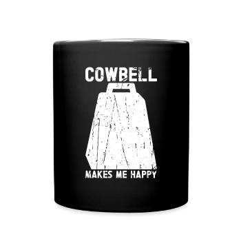 Cowbell More Cowbell-Vintager - Full Colour Mug - black - Front