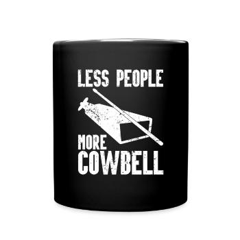 Cowbell More Cowbell-Vintager - Full Colour Mug - black - Front
