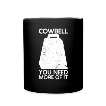 Cowbell More Cowbell-Vintager - Full Colour Mug - black - Front