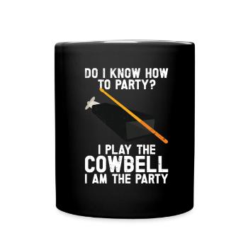 Cowbell More Cowbell-Vintager - Full Colour Mug - black - Front