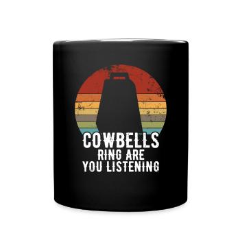 Cowbell More Cowbell-Vintager - Full Colour Mug - black - Front