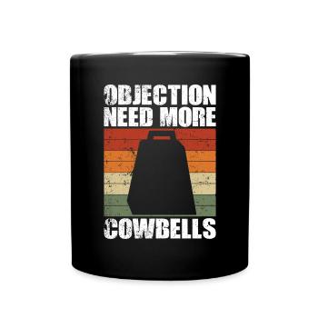 Cowbell More Cowbell-Vintager - Full Colour Mug - black - Front
