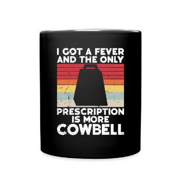 Cowbell More Cowbell-Vintager - Full Colour Mug - black - Front