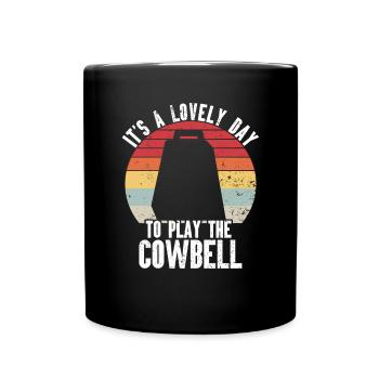 Cowbell More Cowbell-Vintager - Full Colour Mug - black - Front