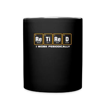 Pension de retraite Pension de pensionné Cadeau de pension de pensionné - Mug uni - noir - Devant
