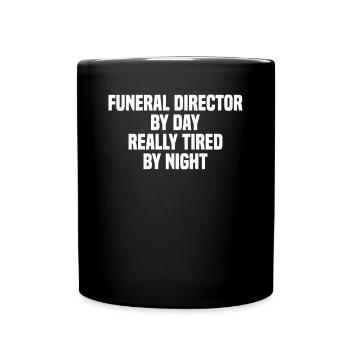 Funérailles de pompes funèbres - Mug uni - noir - Devant