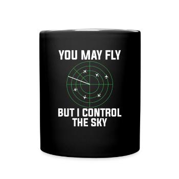 vous pouvez voler i contrôle contrôleur de la circulation aérienne - Mug uni - noir - Devant