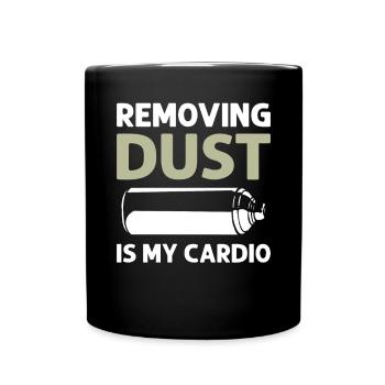 Körpermaler Entfernt Rost Ist Mein Cardio. - Tasse einfarbig - Schwarz - Vorne