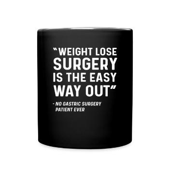 La perte de poids est la solution - aucun patient de - Mug uni - noir - Devant