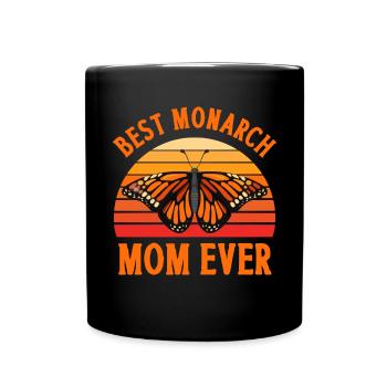 Monarque papillon monarque américain papillon monarque - Mug uni - noir - Devant