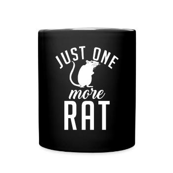 Rat Propriétaire Cadeau Rats Lover - Mug uni - noir - Devant