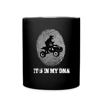 Quad c’est dans mon ADN - Mug uni - noir - Devant