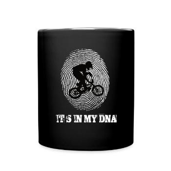 Bmx Bike c’est dans mon ADN - Mug uni - noir - Devant
