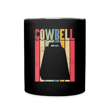 Cowbell More Cowbell-Vintager - Full Colour Mug - black - Front