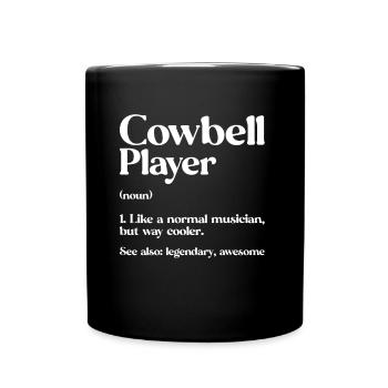 Cowbell Plus Cowbell-Vintager - Mug uni - noir - Devant