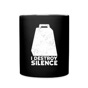 Cowbell More Cowbell-Vintager - Full Colour Mug - black - Front