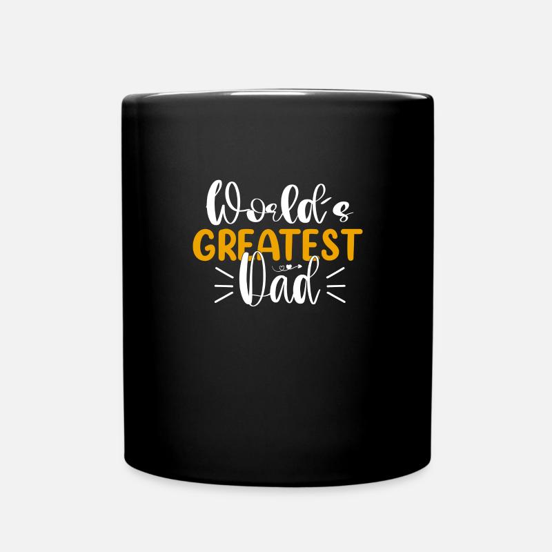 Best Dad Funny Fathers Day Husband Daddy Men Dad - Full Colour Mug - black