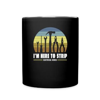 Mécanicien électricien Artisan - Mug uni - noir - Devant