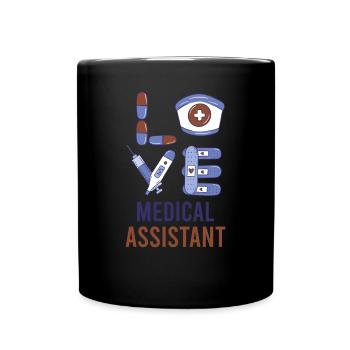 Emergency Nurse - Full Colour Mug - black - Front