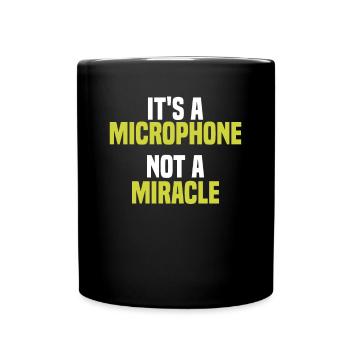 Soirée de chant karaoké - Mug uni - noir - Devant