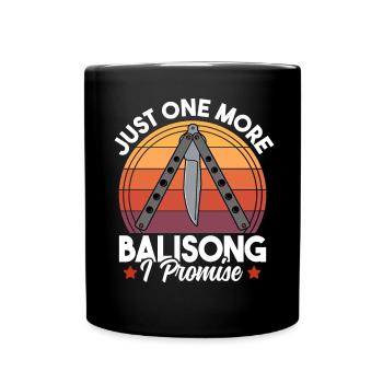 Juste un Balisong de plus je promets un drôle de beurre - Mug uni - noir - Devant