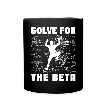 Résolvez la bêta drôle d’escalade de bloc - Mug uni - noir - Devant