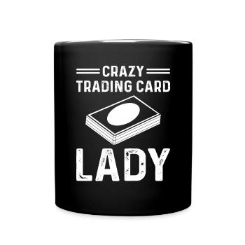 Carte à collectionner folle Carte à collectionner Lady Player - Mug uni - noir - Devant