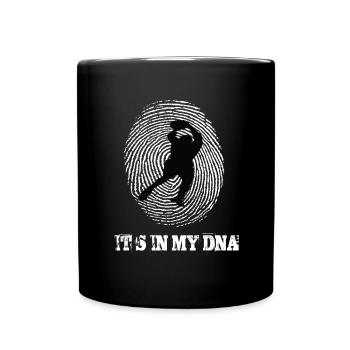 Le basketball est dans mon ADN - Mug uni - noir - Devant