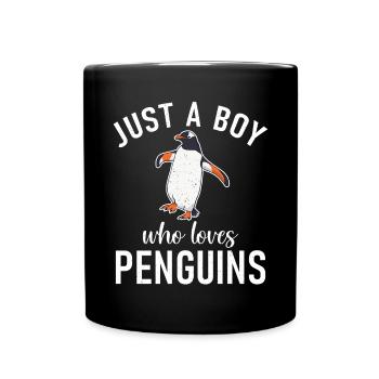 Penguin Lover Penguin Cadeaux - Mug uni - noir - Devant
