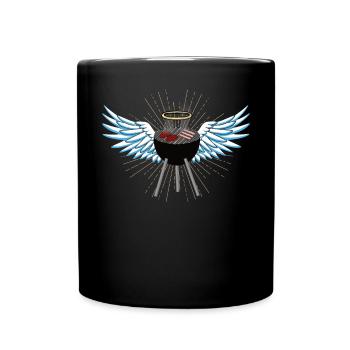 Idée de barbecue et de cadeau de camping-car - Mug uni - noir - Devant