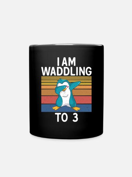 Pinguinliebhaber Pinguin Geschenke - Tasse einfarbig - Schwarz