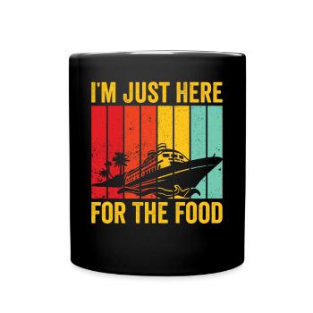 Drôle de croiseur de croisière Bateau de croisière rétro - Mug uni - noir - Devant