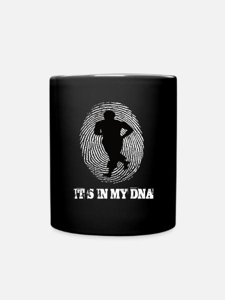 Laufsport Joggen Its In My Dna - Tasse einfarbig - Schwarz