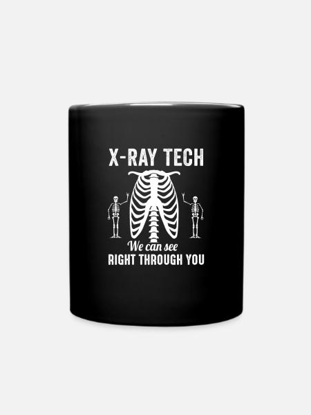 Rad Tech Radiology Men Women Radiographer - Full Colour Mug - black