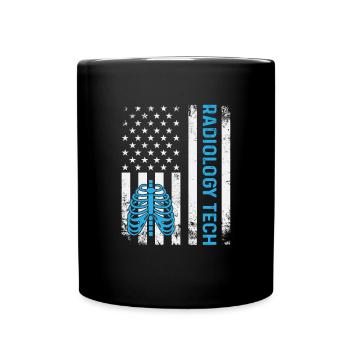 Rad Tech Radiology Men Women Radiographer - Full Colour Mug - black - Front