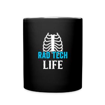 Rad Tech Radiology Men Women Radiographer - Full Colour Mug - black - Front