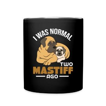 Mastiff - Tasse einfarbig - Schwarz - Vorne