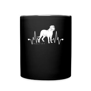 Mastiff - Tasse einfarbig - Schwarz - Vorne