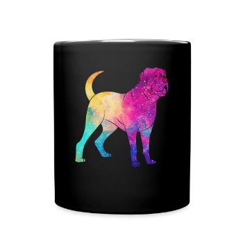 Mastiff - Tasse einfarbig - Schwarz - Vorne