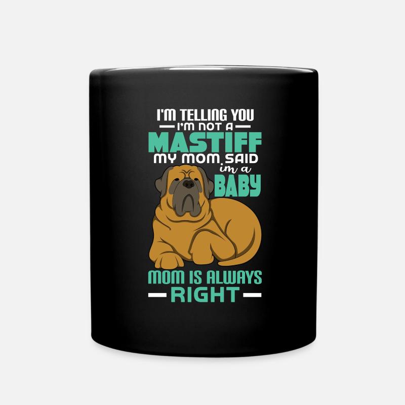 Mastiff - Tasse einfarbig - Schwarz