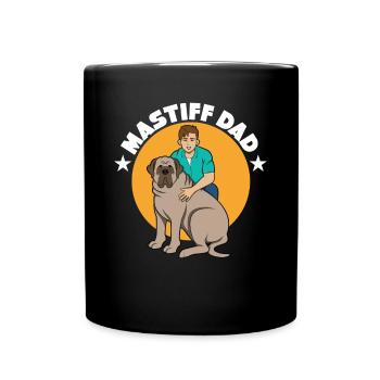 Mastiff - Tasse einfarbig - Schwarz - Vorne