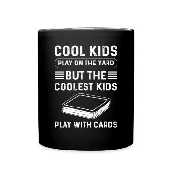 Kartensammler Coolstes Spiel Mit Karten Trading - Tasse einfarbig - Schwarz - Vorne
