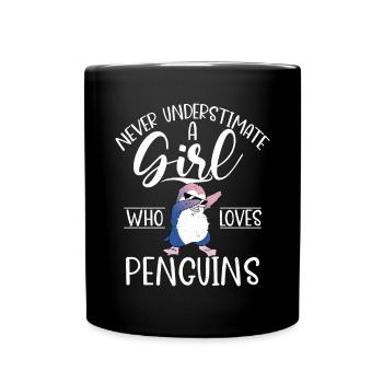 Penguin Lover Penguin Cadeaux - Mug uni - noir - Devant