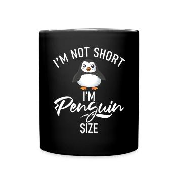 Pinguinliebhaber Pinguin Geschenke - Tasse einfarbig - Schwarz - Vorne