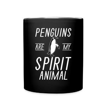 Penguin Lover Penguin Cadeaux - Mug uni - noir - Devant