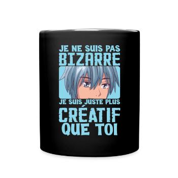 Ich bin einfach kreativer als du - Tasse einfarbig - Schwarz - Vorne