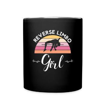 Reverse Limbo Girl Shirt Pole Vault - Full Colour Mug - black - Front